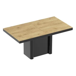 Stół rozkładany FORUM Dąb artisan + Czarny - Stoły - miniaturka - grafika 1