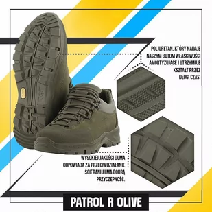 M-Tac - Buty Patrol R - Skóra - Oliwkowy - 30203901 - Odzież taktyczna i umundurowanie - miniaturka - grafika 5