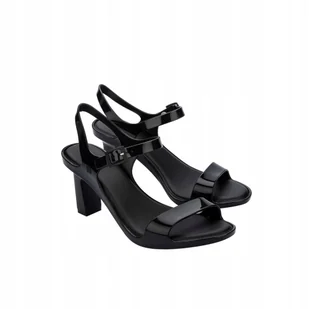 Melissa Buty Na Obcasie Damskie Czarne Lady Emme Ad Black 39 - Sandały damskie - miniaturka - grafika 1