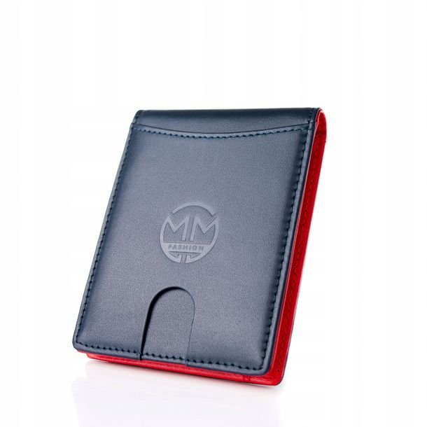Portfel Męski Skórzany Rfid Karty Klips Prezent Slim Elegancki