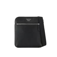 Torby męskie - borse a spalla uomo emporio armani - borsa messenger - nero - miniaturka - grafika 1