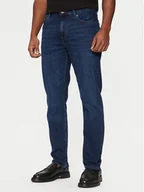 Spodnie męskie - Tommy Hilfiger Jeansy Denton MW0MW39034 Granatowy Straight Fit - miniaturka - grafika 1