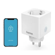 Systemy inteligentnych domów - HAMA Inteligentne gniazdko HAMA WI-FI Mini bez koncentratora pomiar zużycia 3680W - miniaturka - grafika 1