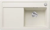 Zlewozmywaki - Zlewozmywak granitowy BLANCO Zenar 45 S Silgranit Delikatny biały 527178 - miniaturka - grafika 1