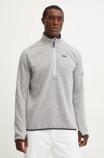 Helly Hansen bluza sportowa Varde kolor szary wzorzysta 49430 - Bluzy męskie - miniaturka - grafika 1