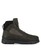 Botki męskie - Rieker Revolution Lifestyle Trzewiki U1270-54 Zielony - miniaturka - grafika 1