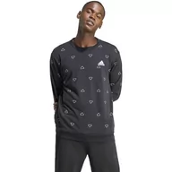 Bluzy męskie - adidas Bluza męska Crew, Czarny, L - miniaturka - grafika 1