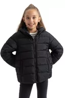 Kurtki i płaszcze dla dziewczynek - DeFacto Girl's Outer Wear Mont, czarny, 11-12 Lat - miniaturka - grafika 1
