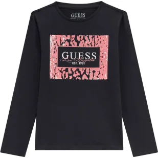Guess Bluzka | Regular Fit - Bluzy dla dziewczynek - miniaturka - grafika 1