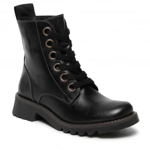 Botki Fly London Ragifly P144539003 Czarny - Botki damskie - miniaturka - grafika 1