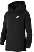 Bluzy dla dziewczynek - Nike, Bluza dziecięca, JR NSW PO Hoodie Club 011, rozmiar 140 - miniaturka - grafika 1