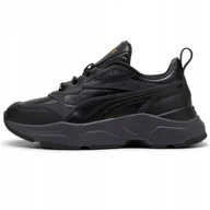Buty sportowe damskie - Buty damskie Puma Cassia Lux 39783703 sportowe czarne 39 - miniaturka - grafika 1