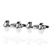 Spinki do mankietów i krawatów - Spinki do mankietów tematyczne hantle EM 65 - EM Men's Accessories - miniaturka - grafika 1