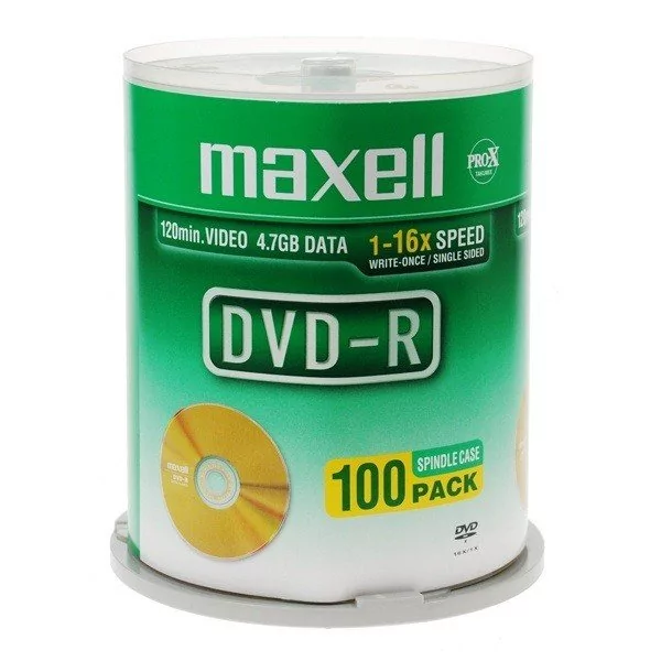 Maxell płyta DVD-R 4,7 16x 100 275611.40