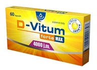 Witaminy i minerały - DQFARM SPÓŁKA Z OGRANICZONĄ ODPOWIEDZIALNOŚCIĄ D-Vitum Forte Max 4000 j.m. 60 kapsułek - miniaturka - grafika 1