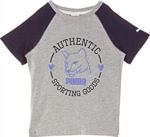 Puma PUMA t-shirt bluzka koszulka z nadrukiem 164 - Bluzki damskie - miniaturka - grafika 1