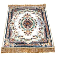 Kolczyki - Podkładka Dywanik Mata Bieżnik Mini Tkanina Bambusowa Orientalny Mięciutki - miniaturka - grafika 1