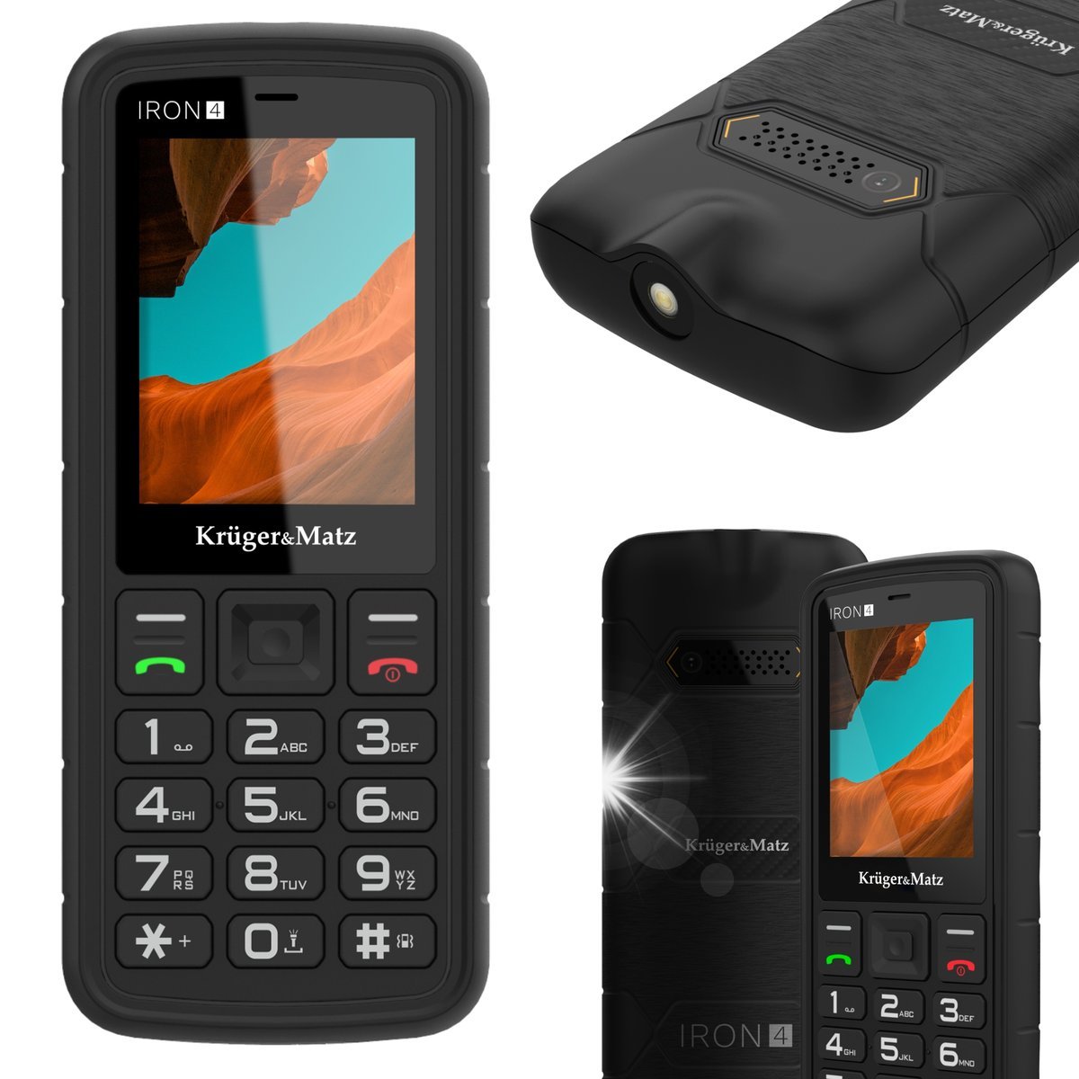 KrugerMatz KM0467 IRON 48/128MB 4G Czarny