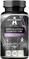 Suplementy naturalne - APOLLO'S HEGEMONY ASHWAGANDHA DIAMOND ŻEŃ SZEŃ INDYJSKI 100 TABLETEK - miniaturka - grafika 1