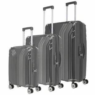Travelite Elvaa 4 Roll Suitcase Set 3szt. schwarz - Walizki - miniaturka - grafika 1
