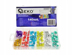 BEZPIECZNIKI SAMOCHODOWE 140 SZT 3-30A MINI zestaw - Akcesoria motoryzacyjne - miniaturka - grafika 1