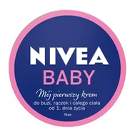 Kremy dla dzieci - Nivea Baby, Mój pierwszy krem do buzi, rączek i całego ciała, 75 ml - miniaturka - grafika 1