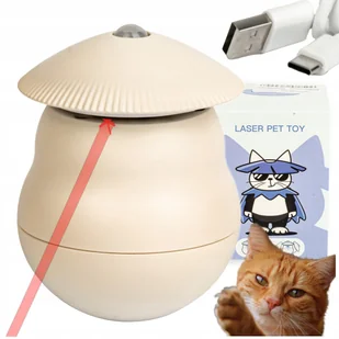 LASER AUTOMATYCZNY USB Interaktywna zabawka dla kota LASEREK OBROTOWY - Zabawki dla kotów LASER AUTOMATYCZNY USB Interaktywna zabawka dla kota LASEREK OBROTOWY - Zabawki dla kotów - miniaturka - grafika 1