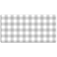 Podkładki na biurko - Podkładka na biurko z nadrukiem Szara geometryczna kratka 120x60 cm - miniaturka - grafika 1