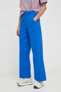 Spodnie damskie - adidas Originals jeansy damskie kolor niebieski - miniaturka - grafika 1