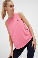 Koszulki sportowe damskie - adidas Performance top do biegania Run Icons kolor różowy - miniaturka - grafika 1