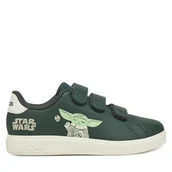 Buty dla chłopców - Sneakersy adidas Star Wars Advantage IH6253 Zielony - miniaturka - grafika 1