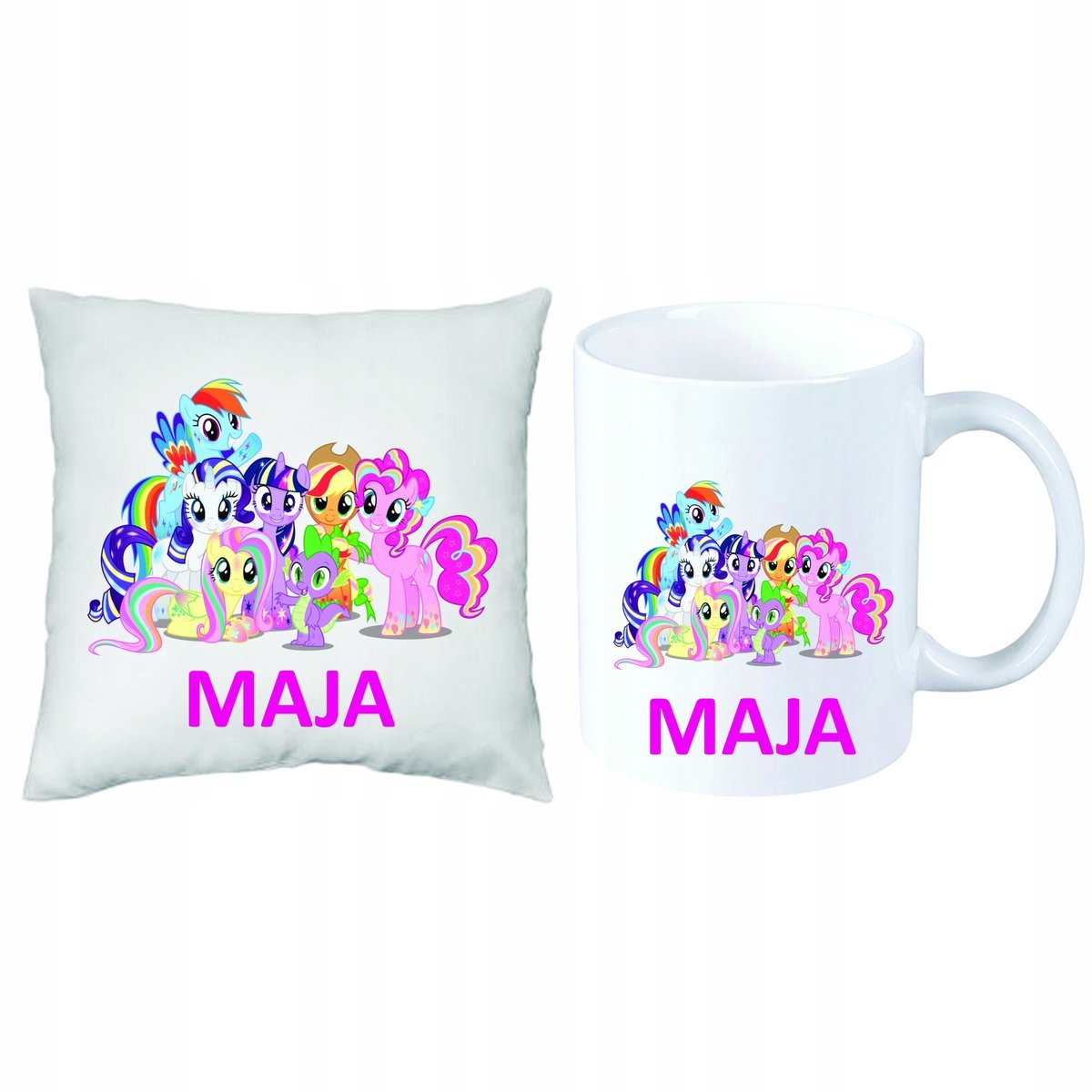 ZESTAW PREZENT PODUSZKA + KUBEK MY LITTLE PONY