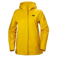 Kurtki i kamizelki sportowe damskie - Helly Hansen Moss, kurtka przeciwdeszczowa, damska, żółta - miniaturka - grafika 1