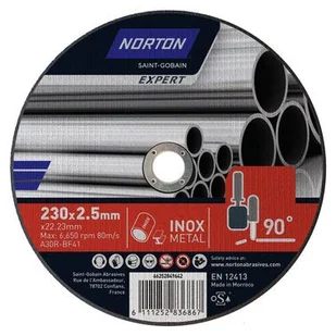 Tarcza do cięcia metalu / Inox 230x2,5x22,23 mm - Tarcze do pił - miniaturka - grafika 1