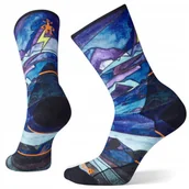 Skarpety termoaktywne - Smartwool W'S Athlete Edition Run Print Crew Socks, 150, M - miniaturka - grafika 1