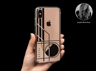 Apple iPhone Xs Ferya Slim CASE CIRCLE Black - Etui i futerały do telefonów - miniaturka - grafika 2