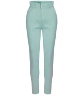 Spodnie damskie - Wygodne elastyczne spodnie JEANSY SKINNY FIT kolorowe Eleganckie ROSE-36 - miniaturka - grafika 1