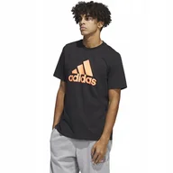 Koszulki męskie - Koszulka adidas Fill Graphic Tee HS2513 czarny S - miniaturka - grafika 1