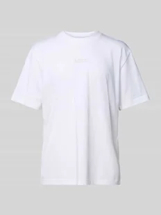 T-shirt z nadrukiem z logo - Koszulki męskie - miniaturka - grafika 1