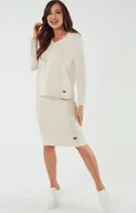 Spódnice - Spódnica midi beżowa Stella, Kolor beżowy, Rozmiar S, Italian Fashion - Primodo.com - miniaturka - grafika 1