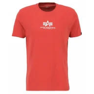 Odzież taktyczna i umundurowanie - Koszulka Alpha Industries Basic T ML 118533 451 - Speed Red - miniaturka - grafika 1