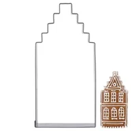 Formy do ciast - Wykrawacz do ciastek stalowy domek 12 cm - miniaturka - grafika 1