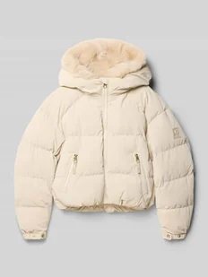 Kurtka pikowana z kapturem - Kurtki i płaszcze dla dziewczynek - miniaturka - grafika 1