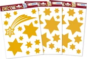 Zabawki kreatywne - Herma HERMA Fensterbilder Weihnachten Sterne gold 44St. - miniaturka - grafika 1