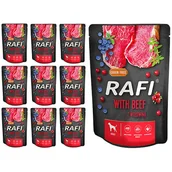 Mokra karma dla psów - Mokra karma dla psa RAFI z jagnięciną w saszetkach zestaw 10 x 300 g - miniaturka - grafika 1