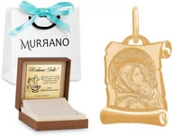 Dewocjonalia - Złoty medalik 585 PREZENT GRAWER PUDEŁKO - miniaturka - grafika 1