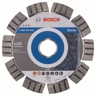 Tarcze do pił - Bosch Diamentowa tarcza tnąca Best do kamienia 125 x 22 23 x 2 2 x 12 mm 2608602642 Średnica 125 mm Średnica wewnętrzna 22.23 mm 1 szt - miniaturka - grafika 1