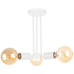 KET LAMPA sufitowa metalowa OPRAWA loftowa sticks białe KET1173 - Lampy sufitowe - miniaturka - grafika 1
