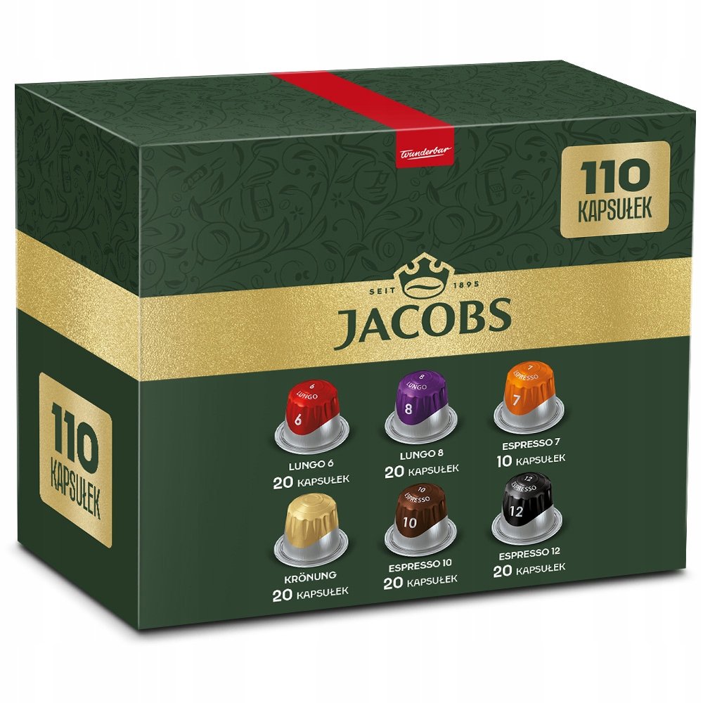 Kapsułki do Nespresso(r)* Jacobs lungo & espresso [110 kapsułek] 9+2