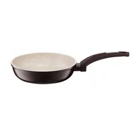 Patelnie - Patelnia Brown Stone z powłoką ceramiczną Qualum Basic Stone Edition 30 cm AMBITION - miniaturka - grafika 1